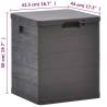 Stylish 90L Brown Garden Storage Box | Hipomarket UK