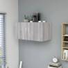 Wall Mounted Cabinet Grey Sonoma 80x39x40 cm Engineered Wood Colour grey sonoma Quantity in Package 1 Number of Pieces 