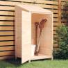 Garden Shed 55x52x112 cm Solid Wood Fir Colour natural Size 55 x 52 x 112 cm Quantity in Package 1 