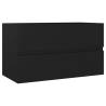 Sink Cabinet Black 80x38.5x45 cm - Stylish Storage Solution