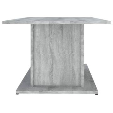 Stylish Grey Sonoma Coffee Table - Engineered Wood Design