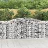 Arched Gabion Baskets 2 pcs 400x50x100/120 cm Galvanised Iron Size 400 x 50 x 100/120 cm Quantity in Package 2 