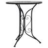 Mosaic Bistro Table Grey 61cm Ceramic | Stylish Outdoor Table