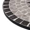 Mosaic Bistro Table Grey 61cm Ceramic | Stylish Outdoor Table