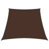 Sunshade Sail Oxford Fabric Trapezium 3/4x3 m Brown Colour brown Size 3/4 x 3 m 