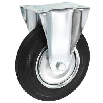 Fixed Casters 4 Pcs 200 mm - Durable & Quiet | HipoMarket