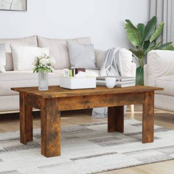 Smoked Oak Coffee Table - Modern Design | HipoMarket UK