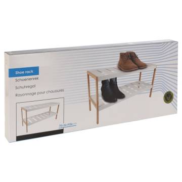 Stylish 2-Level Shoe Rack - Organise Your Footwear | HipoMarket