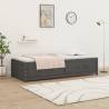 Day Bed Grey 90x200 cm - Solid Pine Wood Multi-Functional