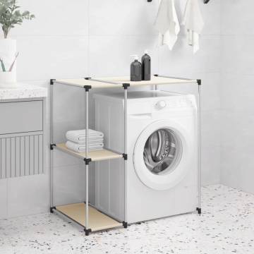 Storage Rack Over Washing Machine - Cream 87x55x90.5 cm