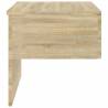 Sonoma Oak Wall-Mounted Bedside Cabinet | Hipomarket UK