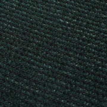 Tent Carpet 400x400 cm Dark Green HDPE - Hipomarket