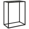 Console Table Black 60x35x75 cm Tempered Glass Colour black and white Size 60 x 35 x 75 cm Quantity in Package 1 Model without feet 