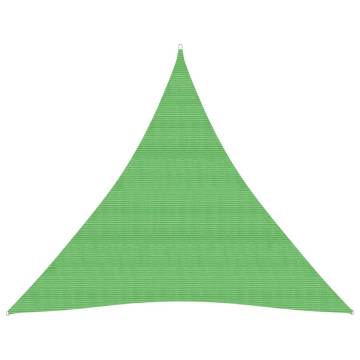 Light Green Sunshade Sail 3.6x3.6m - UV & Mould Resistant