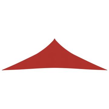 Red Sunshade Sail 4x4x5.8 m - UV & Mould Resistant HDPE