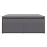 High Gloss Grey Coffee Table - 80x80x31 cm - Durable & Stylish