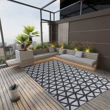 Trendy Outdoor Rug Black 140x200 cm | Hipomarket