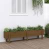 Garden Raised Bed Honey Brown 160x30x38 cm Solid Wood Pine Colour honey brown pine Size 160 x 30 x 38 cm Quantity in Package 1 