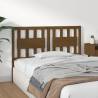 Honey Brown Solid Wood Bed Headboard - 145.5x4x100 cm