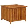 Garden Storage Box 75x75x58 cm Solid Acacia Wood Size 75 x 75 x 58 cm 