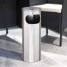 HI Stand Ashtray and Bin Silver 58 cm - Stylish & Functional