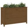 Garden Raised Bed Honey Brown - Solid Pine - 119.5x40x78 cm