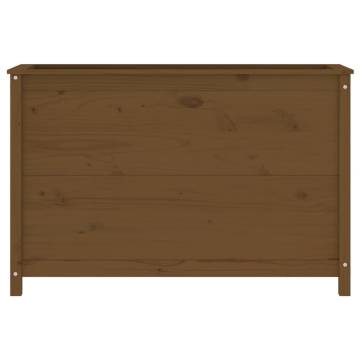 Garden Raised Bed Honey Brown - Solid Pine - 119.5x40x78 cm