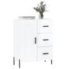 High Gloss White Sideboard - 69.5x34x90 cm | Hipo Market