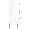 High Gloss White Sideboard - 69.5x34x90 cm | Hipo Market