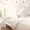 Bed Headboard White 165.5x4x100 cm Solid Wood Pine Colour white Size 165.5 x 100 cm Quantity in Package 1 