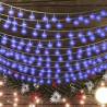 Blue Globe Fairy String Lights - 20m, 200 LEDs, 8 Modes