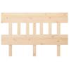 Stylish Solid Wood Pine Bed Headboard - 183.5x3x81 cm