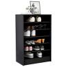 Shoe Cabinet Black 60x35x92 cm - Modern & Stylish Storage