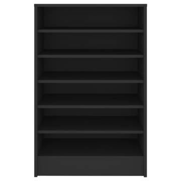 Shoe Cabinet Black 60x35x92 cm - Modern & Stylish Storage