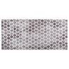 Rug Washable 80x300 cm Multicolour Anti Slip Colour grey and white Size 80 x 300 cm 