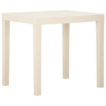 Garden Table White 79x65x72 cm - Durable & Stylish