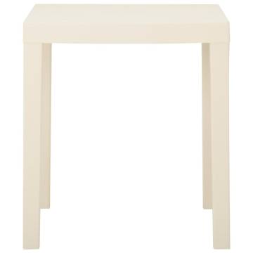 Garden Table White 79x65x72 cm - Durable & Stylish