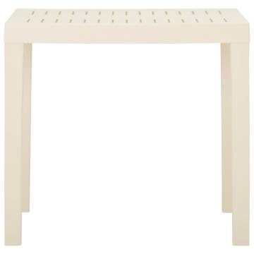 Garden Table White 79x65x72 cm - Durable & Stylish