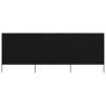 3-panel Wind Screen Fabric 400x80 cm Black Colour black Size 400 x 80 cm Quantity in Package 1 