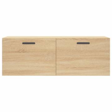 Sonoma Oak Wall Cabinet - Stylish & Practical Storage Solution