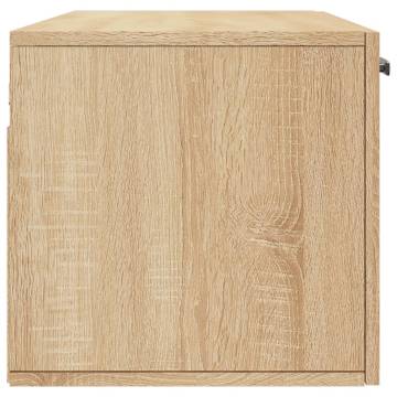 Sonoma Oak Wall Cabinet - Stylish & Practical Storage Solution