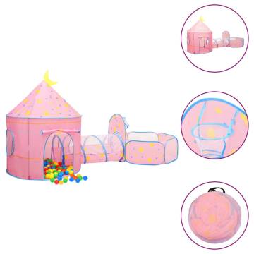 Children's Play Tent with 250 Balls - Pink | Hipo Market