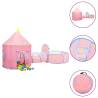 Children Play Tent with 250 Balls Pink 301x120x128 cm Colour multicolour Quantity in Package 1 