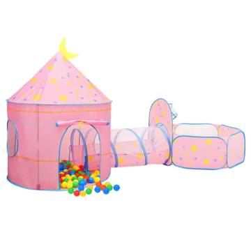 Children's Play Tent with 250 Balls - Pink | Hipo Market