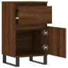 Stylish Brown Oak Sideboards - 2 pcs | HipoMarket UK