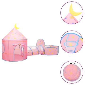 Children's Play Tent with 250 Balls - Pink | Hipo Market