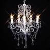 Elegant Chandelier with 2800 Crystals E14 - Hipomarket UK