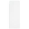 Wall Mounted High Gloss White Cabinet - 69.5x34x90 cm