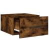 Wall-mounted Bedside Cabinets 2 pcs Smoked Oak - Stylish Storage