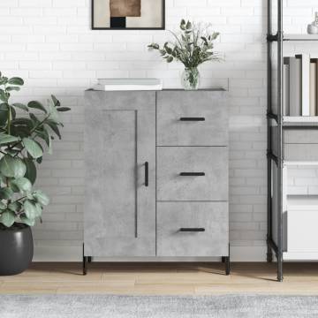 Concrete Grey Sideboard - Durable & Stylish Storage Solution